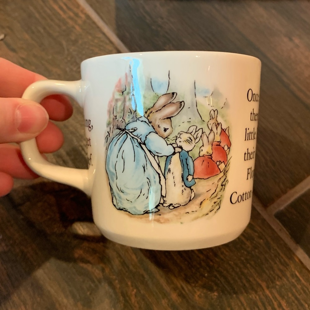Vintage Wedgwood Beatrix Potter Peter Rabbit cup